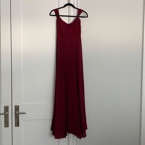 Reformation Purple Off Shoulder Dress